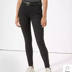 AE dream jean hi waisted jegging - black